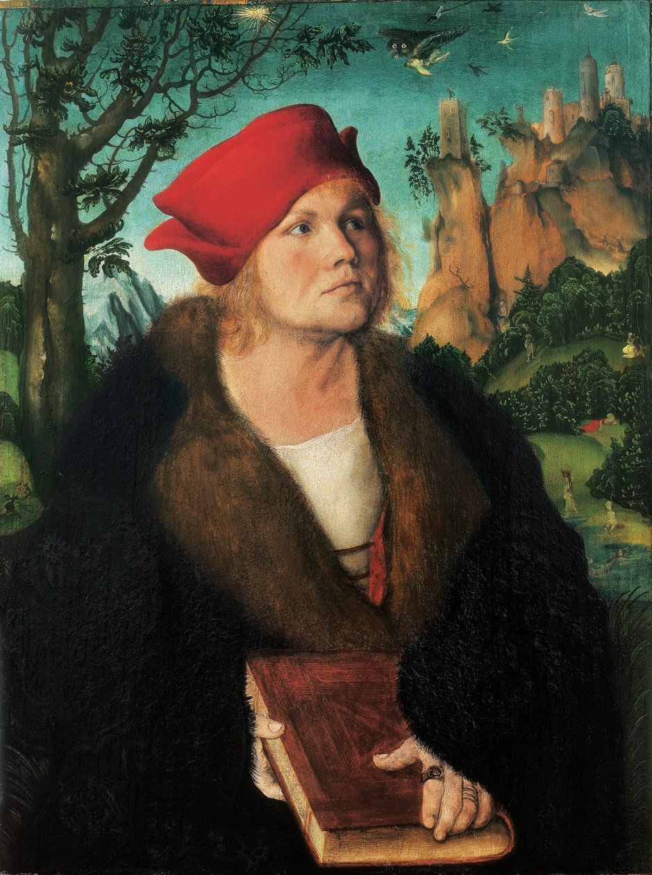 Portrett av Dr. Johannes Cuspinian av Lucas Cranach the Elder