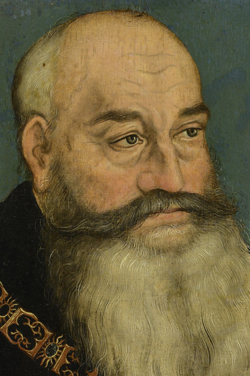 Portrett av Georg den skjegg, hertugen av Sachsen av Lucas Cranach the Elder