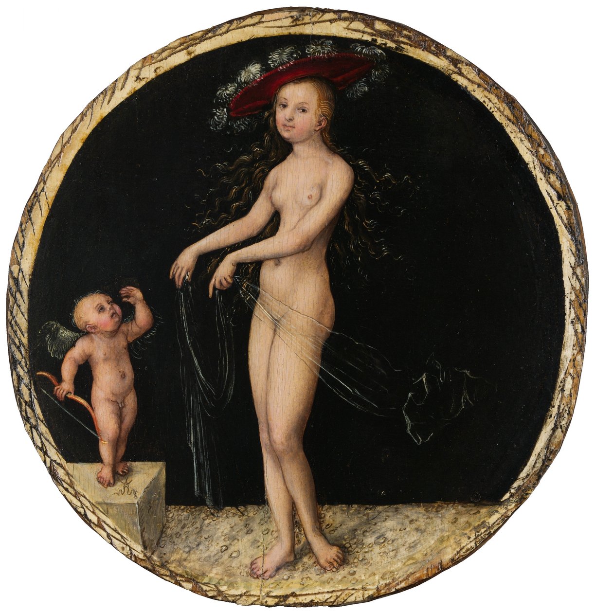 Venus og Amor av Lucas Cranach the Elder