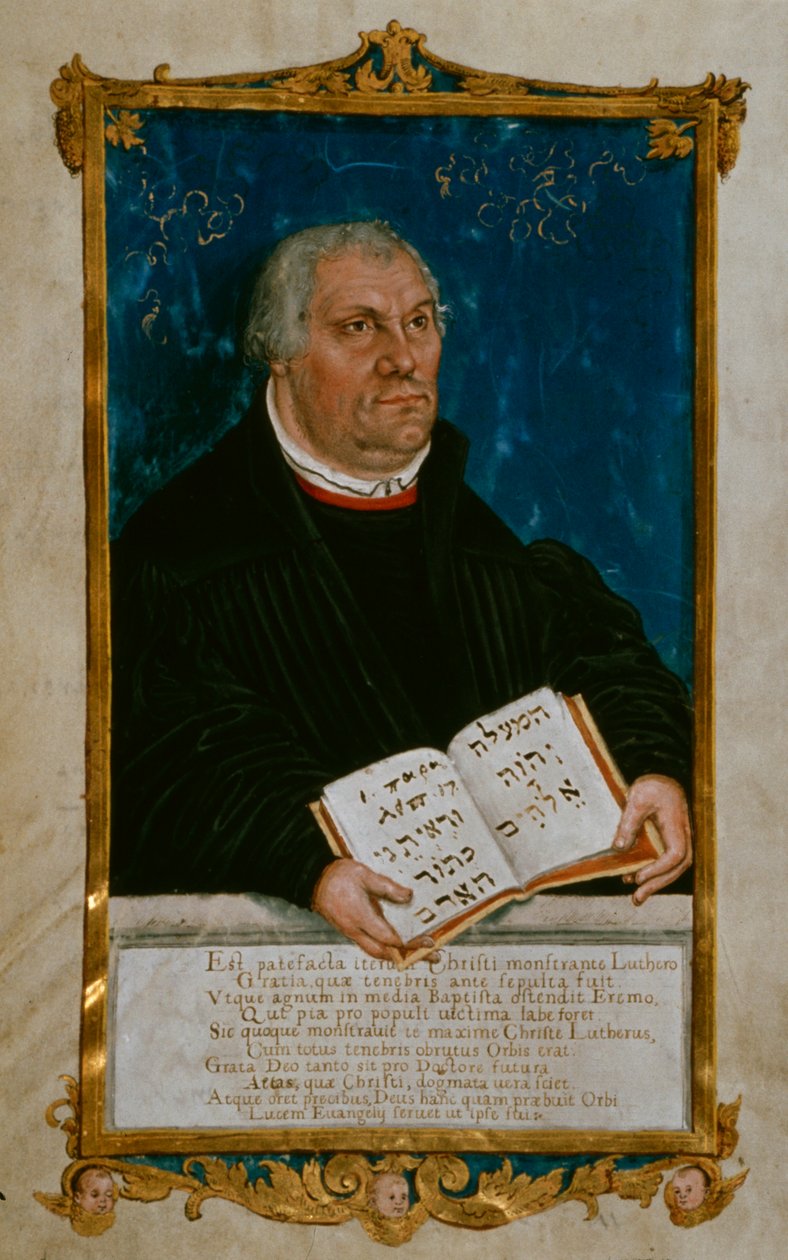 Tysk bibel av Luthers oversettelse, 1561 av Lucas Cranach the Younger