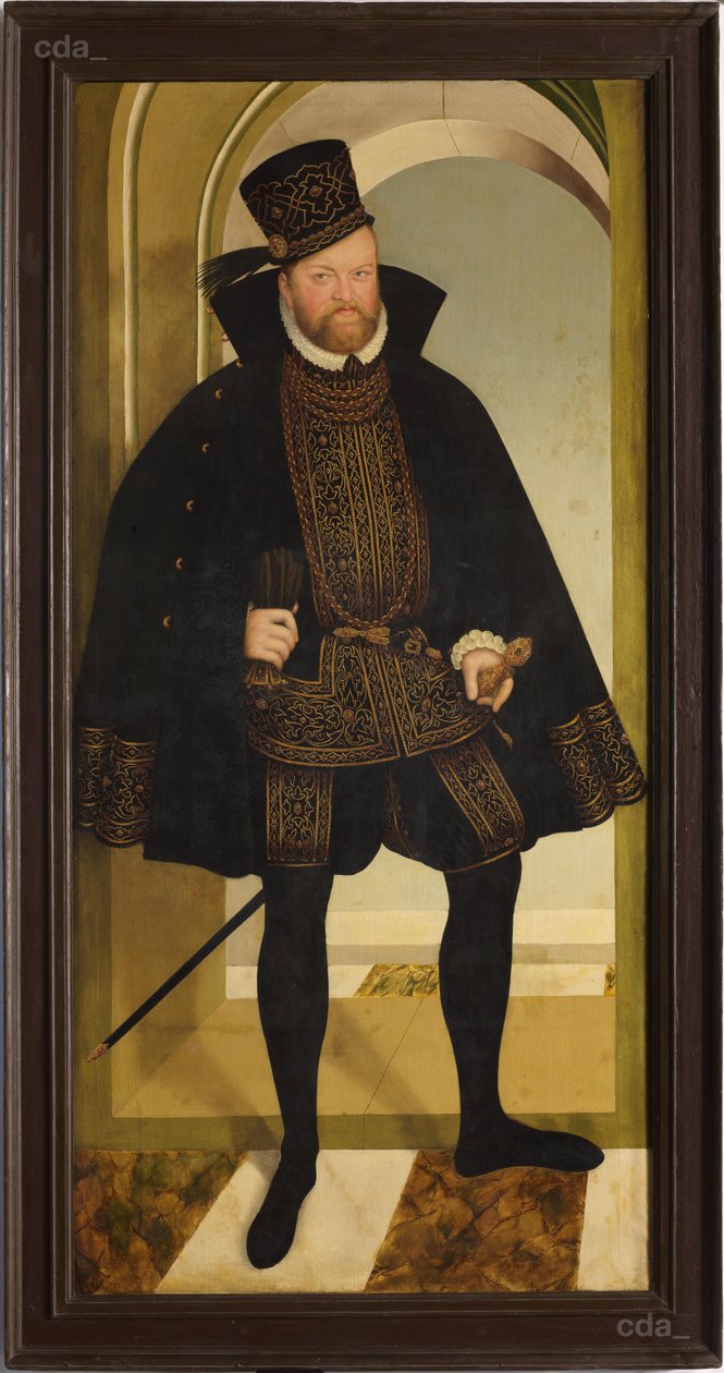 Portrett av kurfyrsten August av Lucas Cranach the Younger