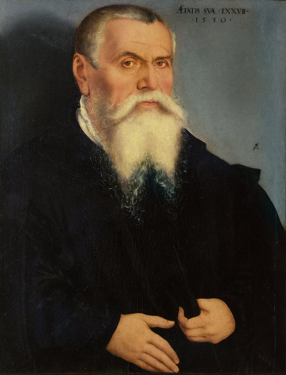Portrett av Lucas Cranach den eldre (1472-1553) 1550 (olje) av Lucas Cranach the Younger