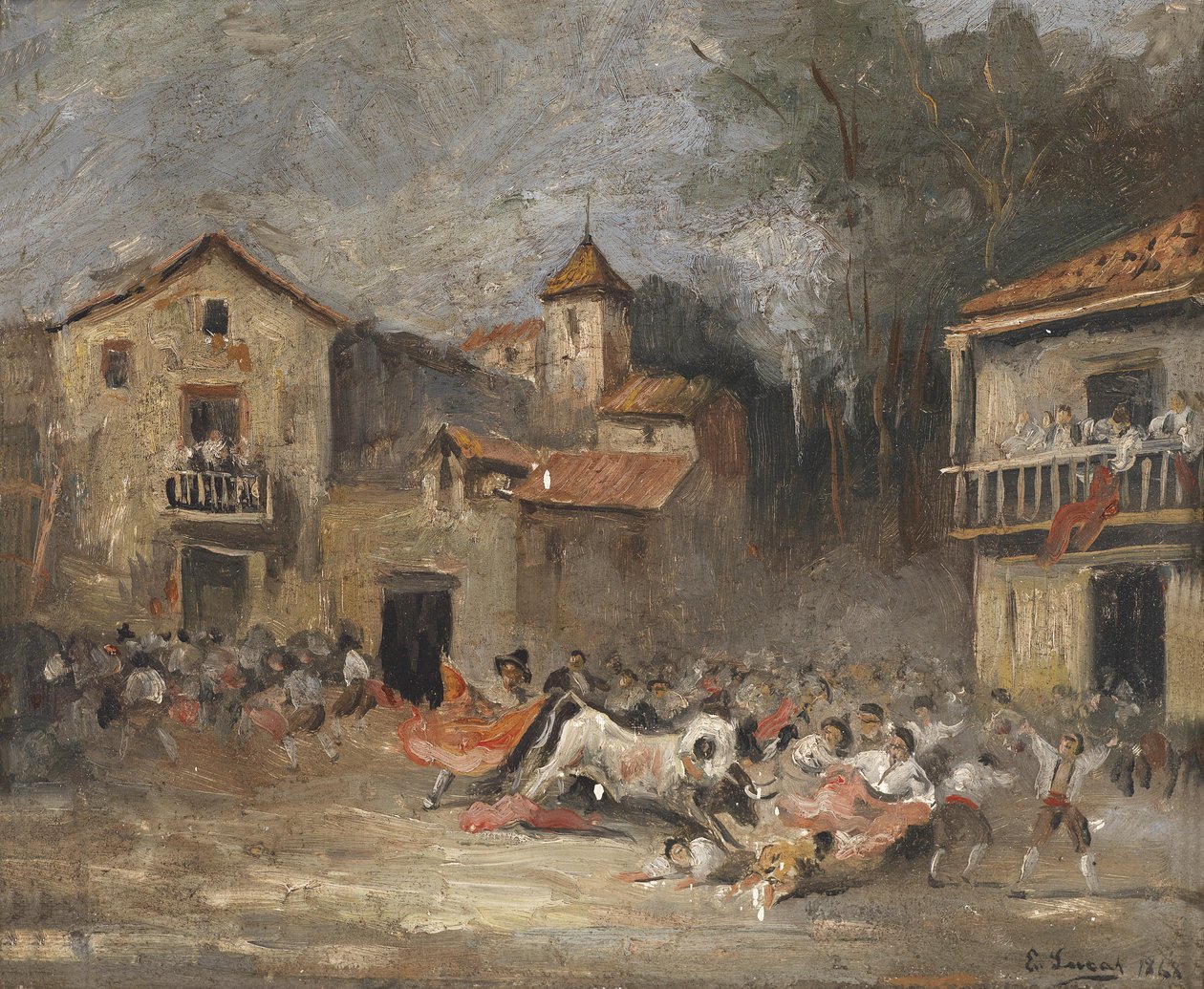 Et tyrefekting av Eugenio Lucas Velázquez
