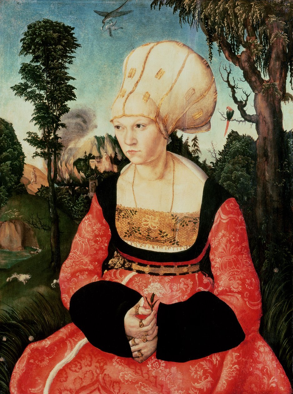 Anna Cuspinian av Lucas Cranach the Elder