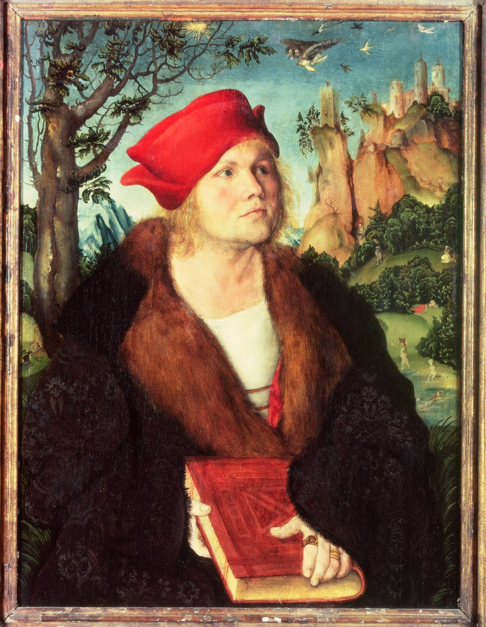 Dr. Johannes Cuspinian, 15021503 av Lucas Cranach the Elder
