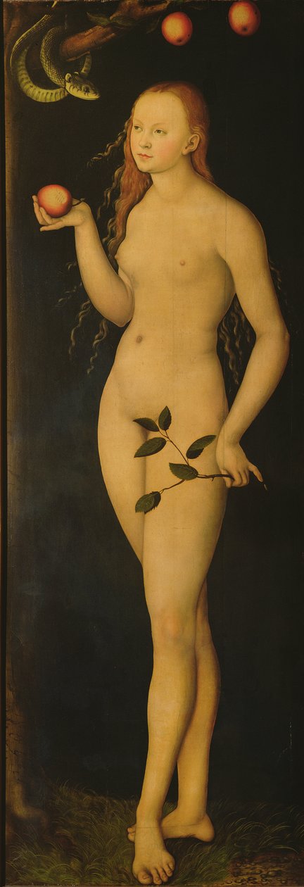 Eva, 1528 av Lucas Cranach the Elder