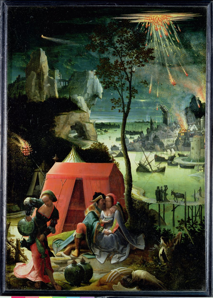 Lot og hans døtre av Lucas van Leyden