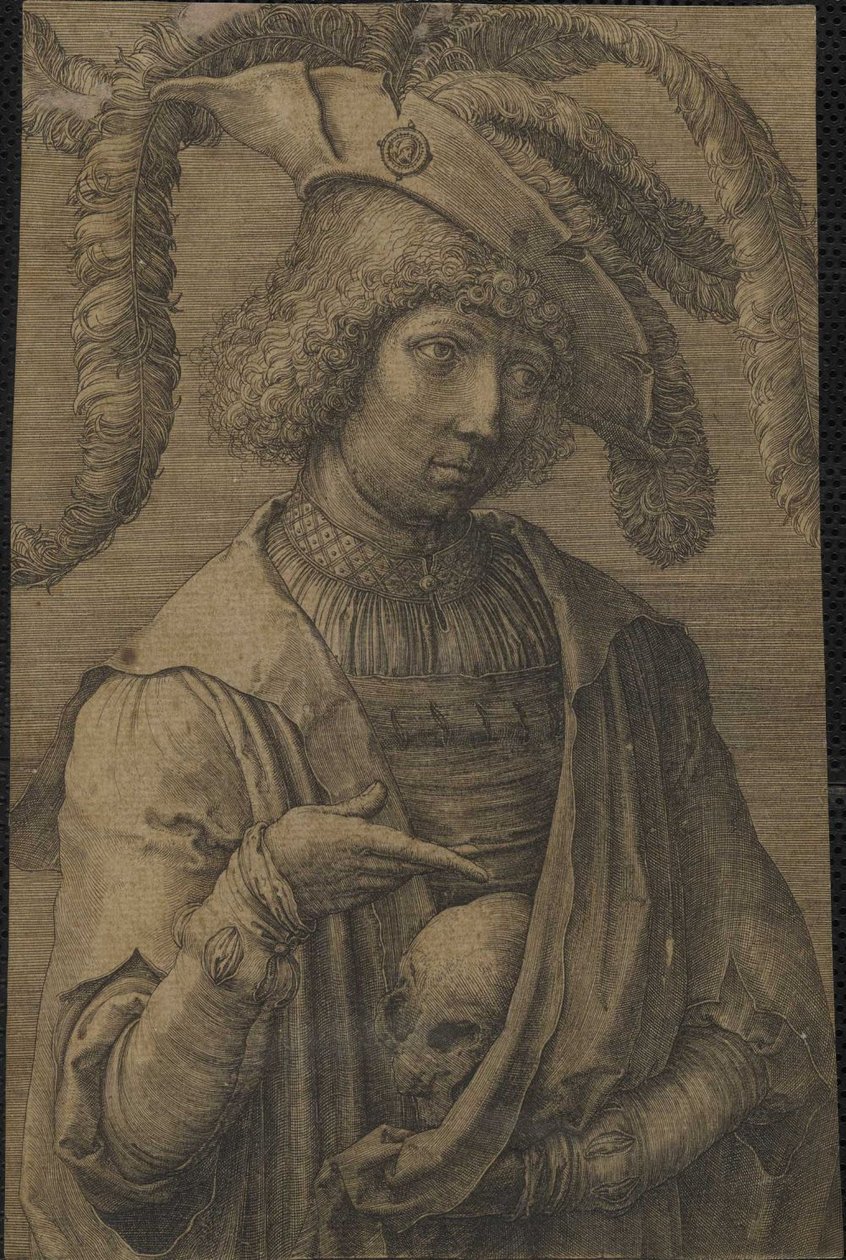 Portrett av en ung mann av Lucas van Leyden