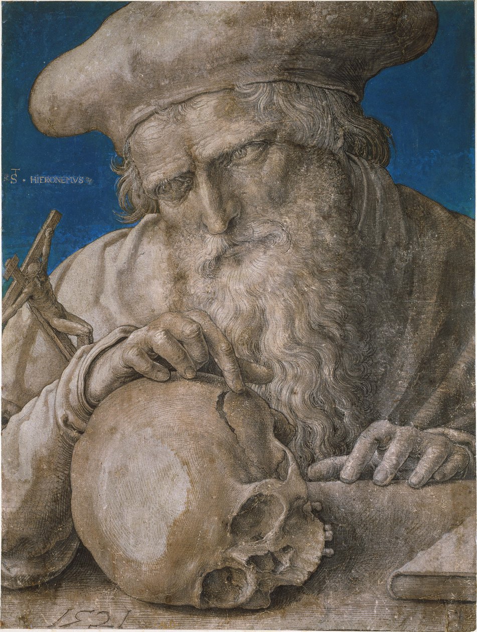 Den hellige Jerome av Lucas van Leyden