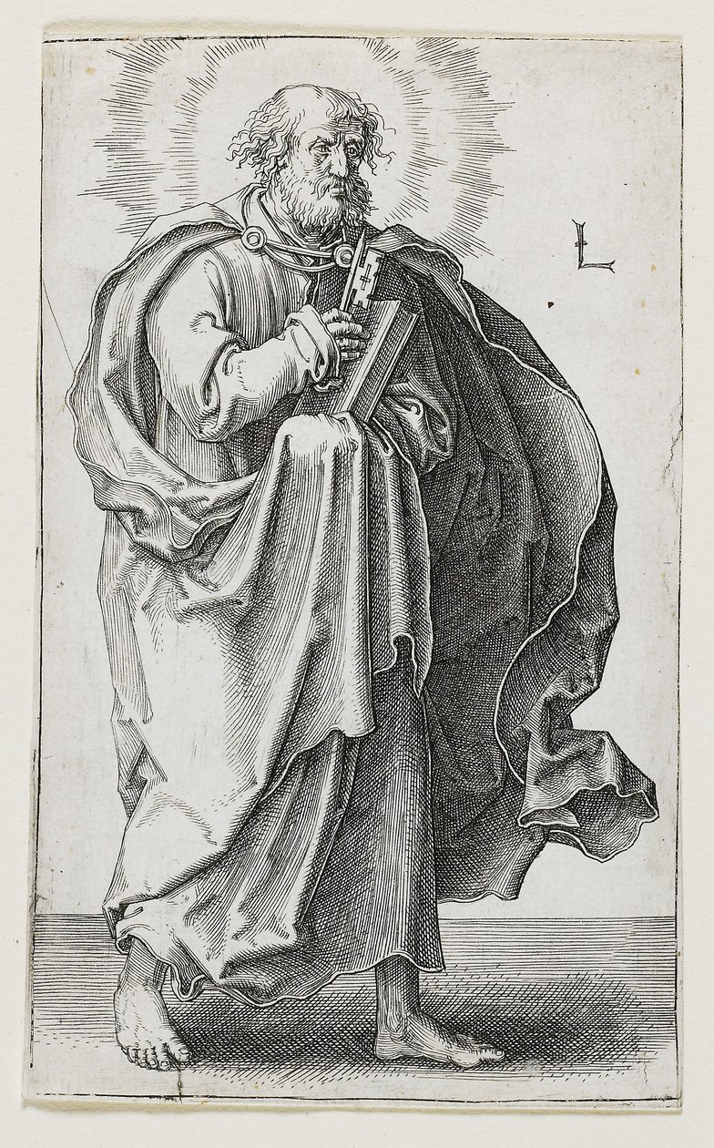 St. Peter, 1510 av Lucas van Leyden