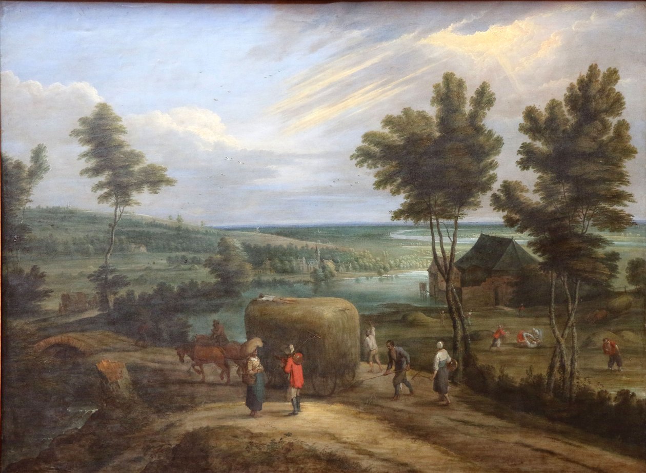 Sommerlandskap, slått av Lucas van Uden