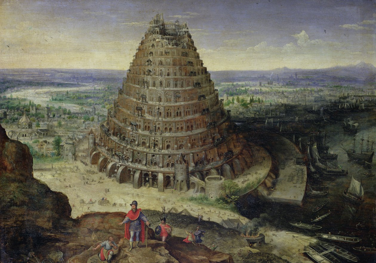 Babelstårnet, 1594 av Lucas van Valckenborch