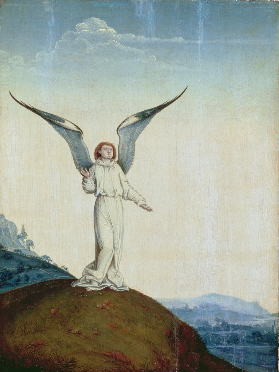 Engel, ca. 1530 av Lucas van Leyden