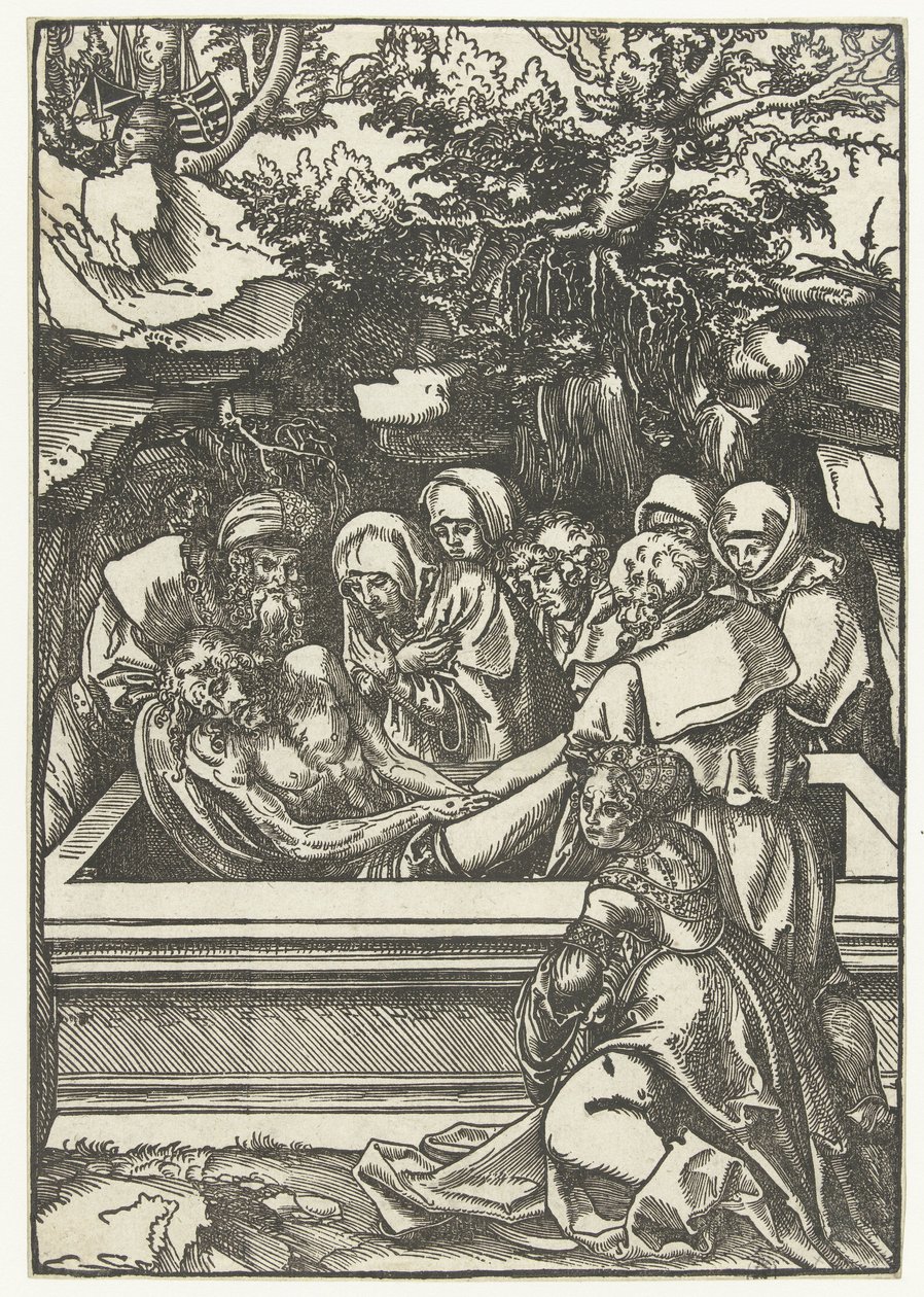 Gravlegging Passion of Christ (serietittel) av Lucas Cranach