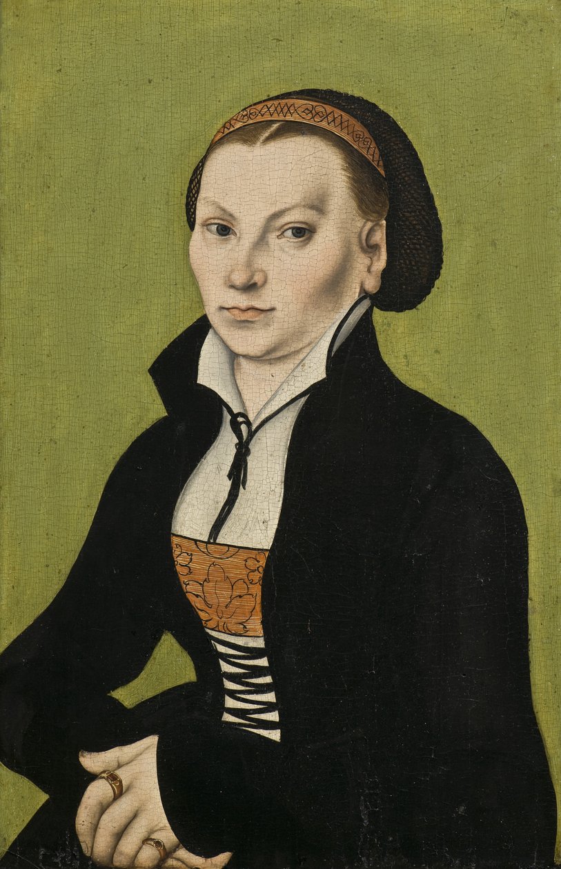 Katarina av Bora, 1527 av Lucas Cranach the Elder