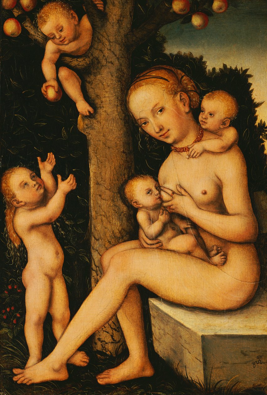 Veldedighet av Lucas Cranach