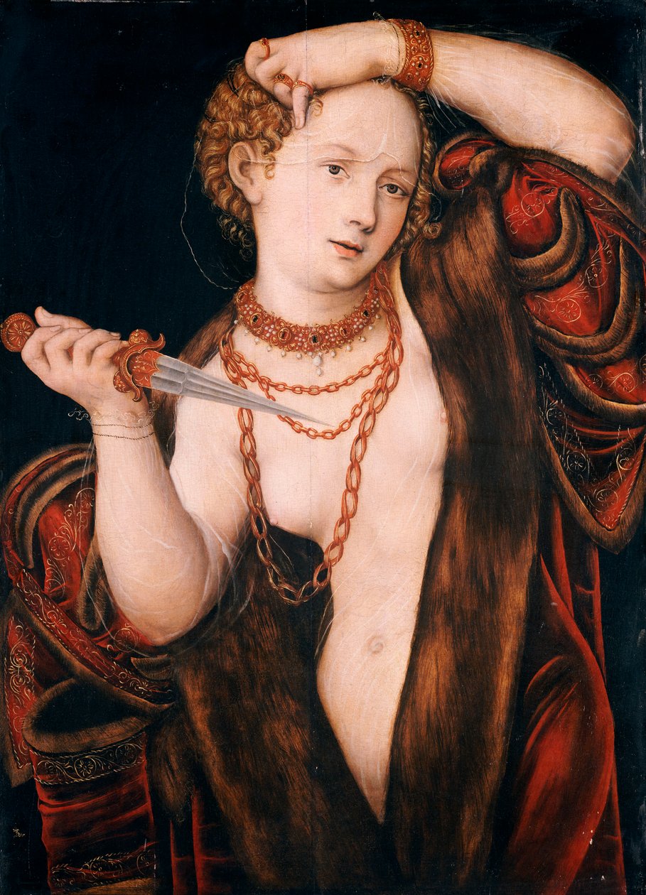Lucretia, etter 1537 av Lucas Cranach