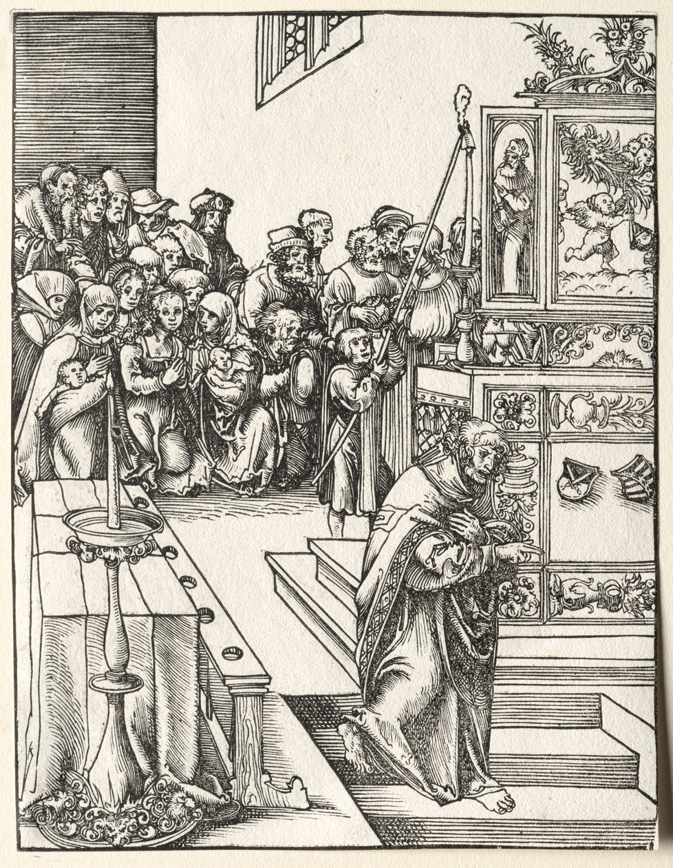 St. Johns martyrium av Lucas Cranach