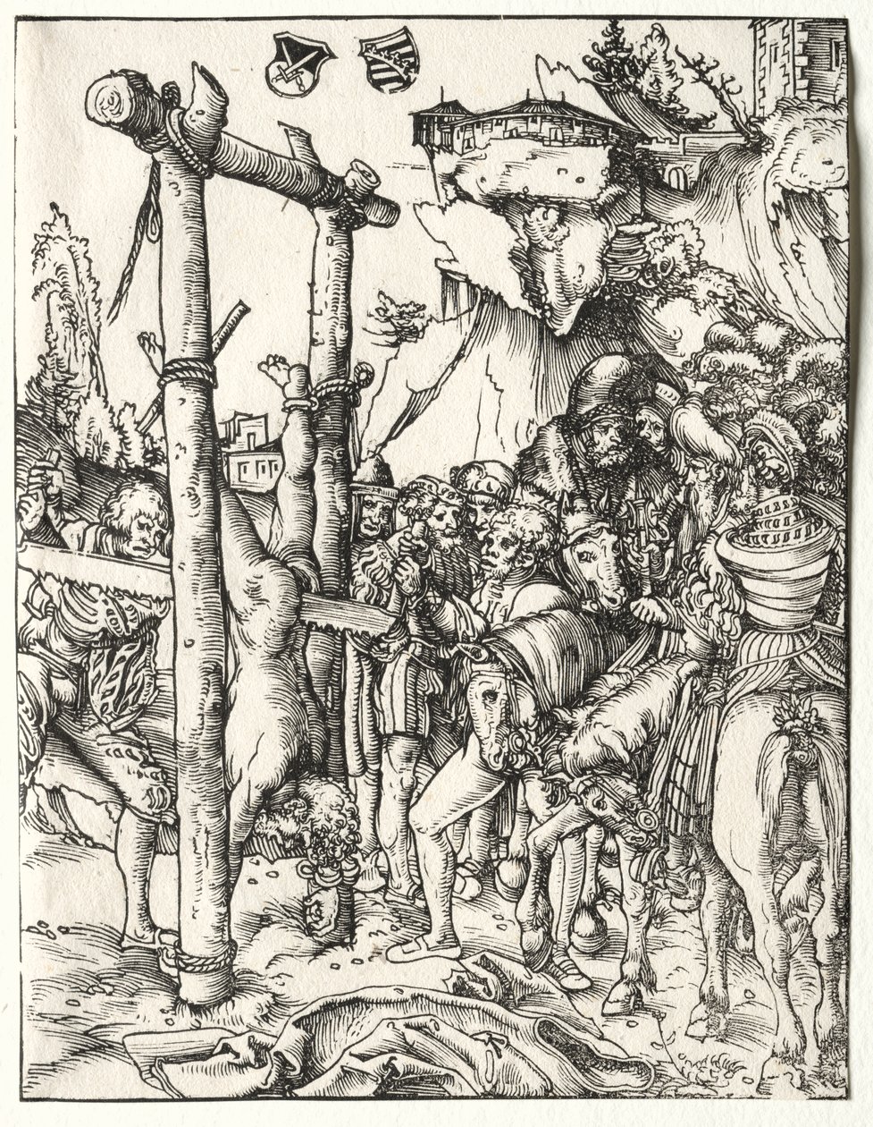 Martyrium av St. Simeon av Lucas Cranach