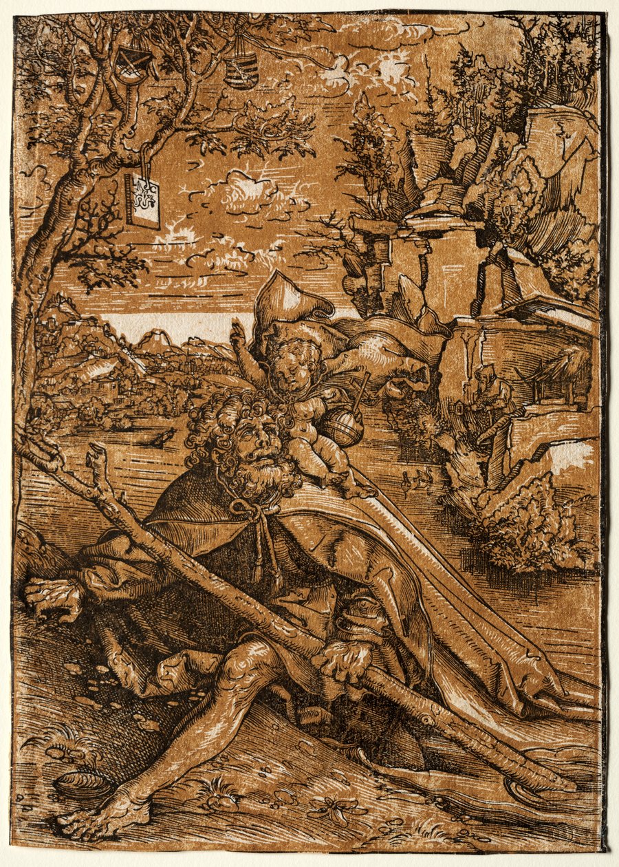 Den hellige Christopher av Lucas Cranach