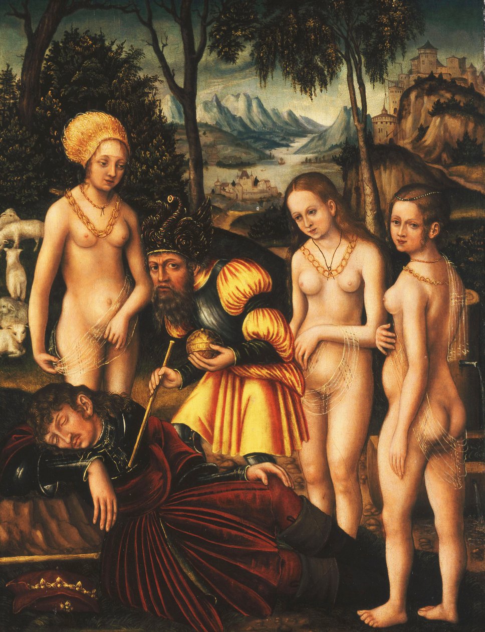 The Judgment of Paris, ca. 1507 av Lucas Cranach