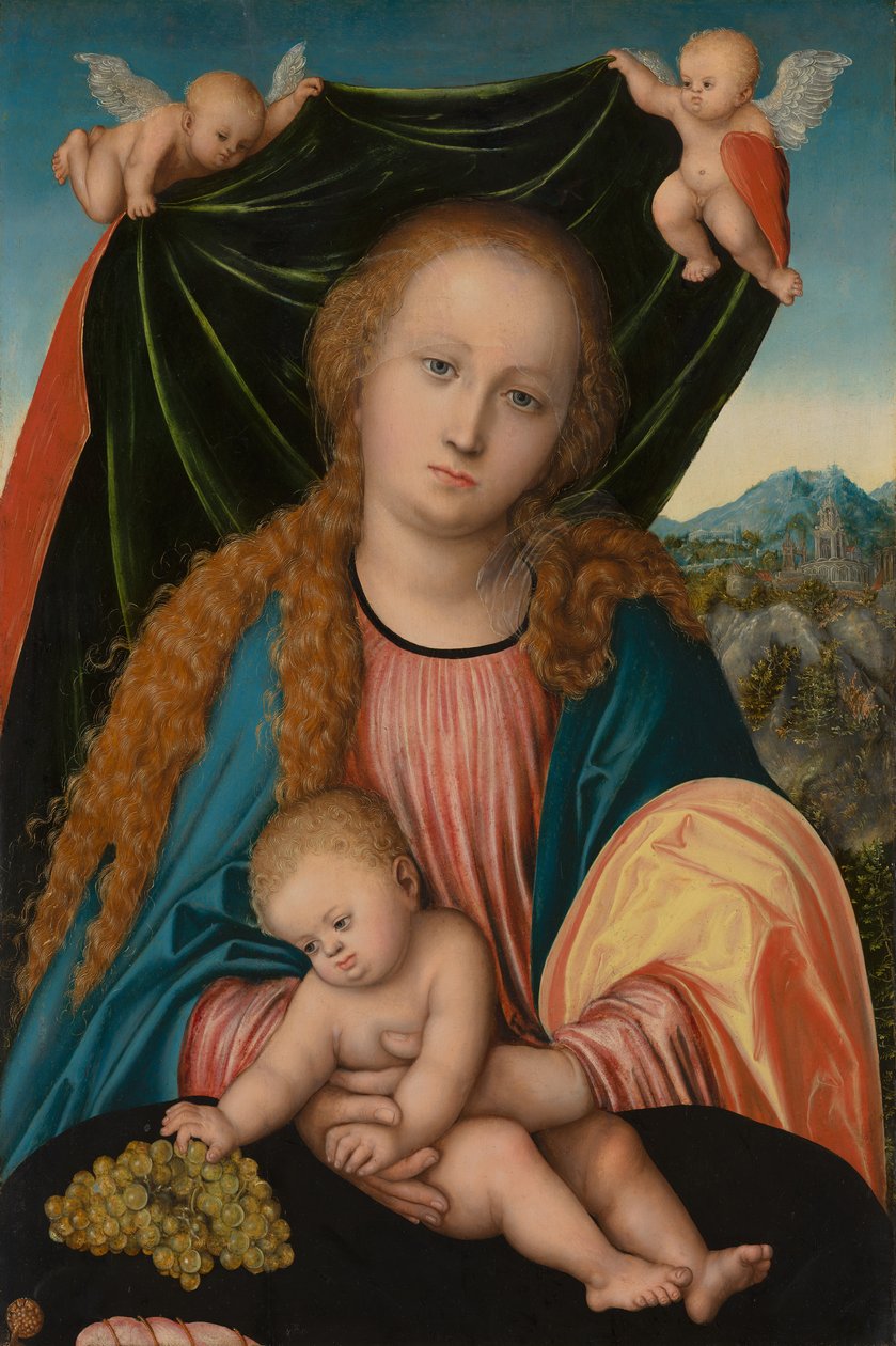 Jomfru og barn, ca. 1515-20 av Lucas Cranach