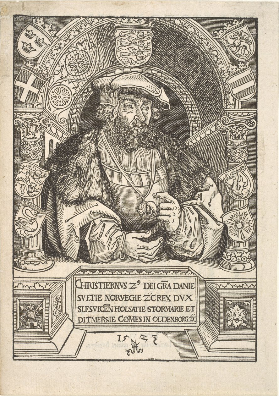 Kong Christian II av Danmark av Lucas Cranach d.Æ.