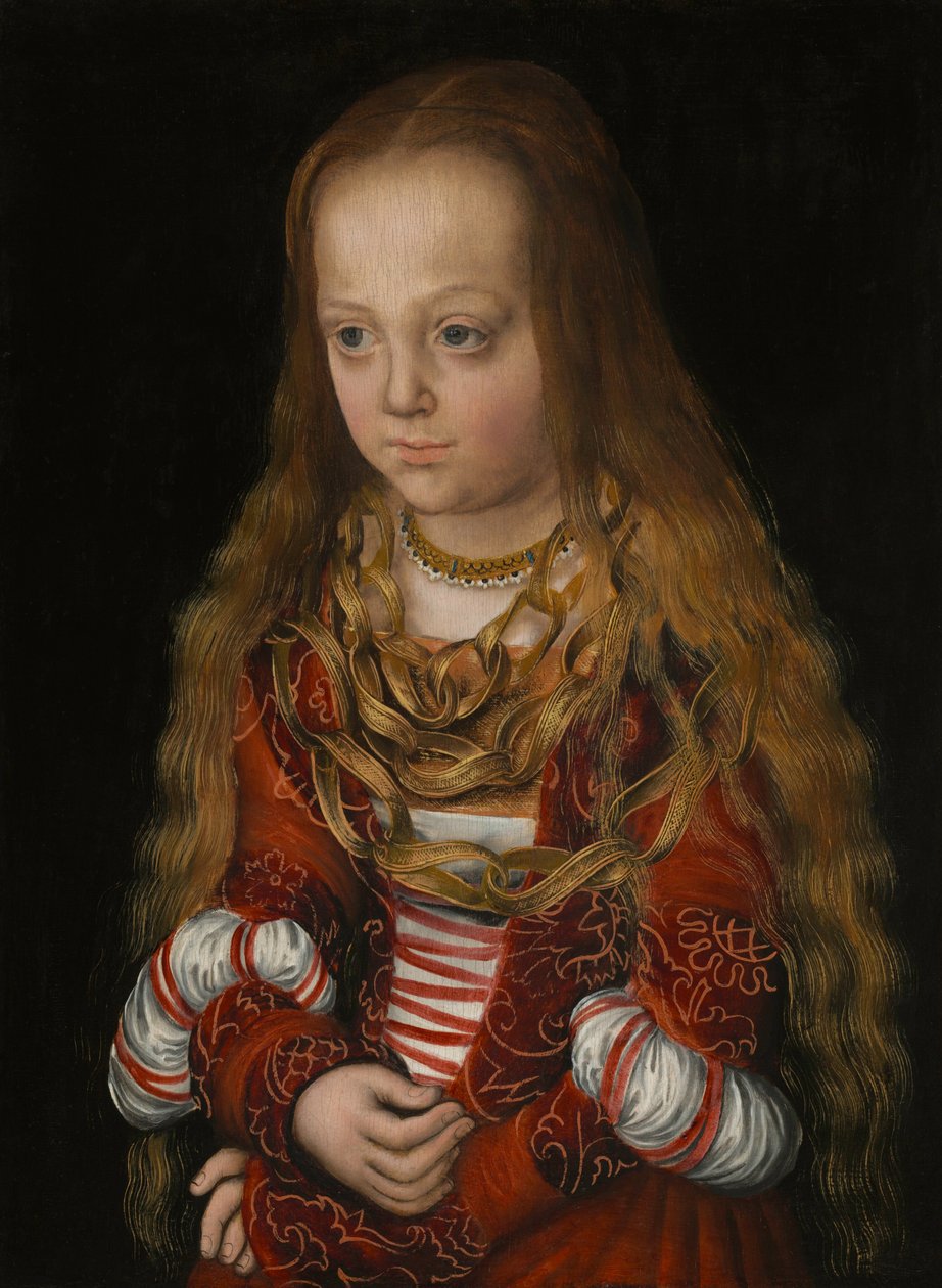 En prinsesse av Sachsen av Lucas Cranach the Elder