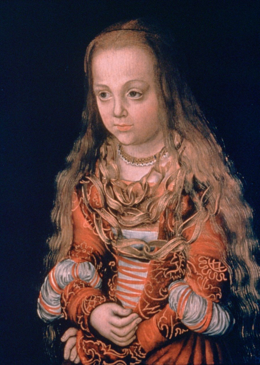 En prinsesse av Sachsen, c1517 av Lucas Cranach the Elder