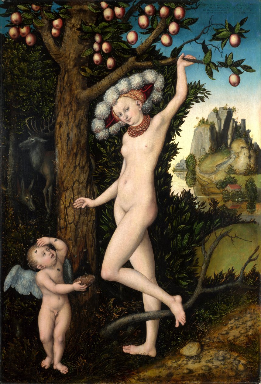 Amor klager til Venus av Lucas Cranach the Elder