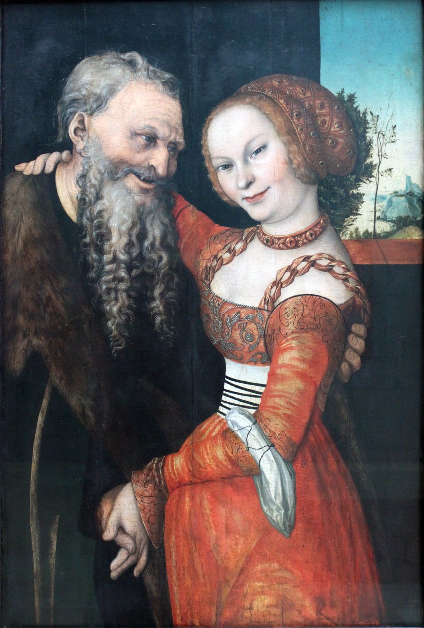 Et dårlig matchet par av Lucas Cranach the Elder