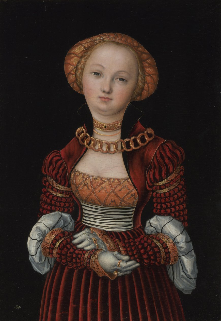 Portrett av en kvinne av Lucas Cranach the Elder
