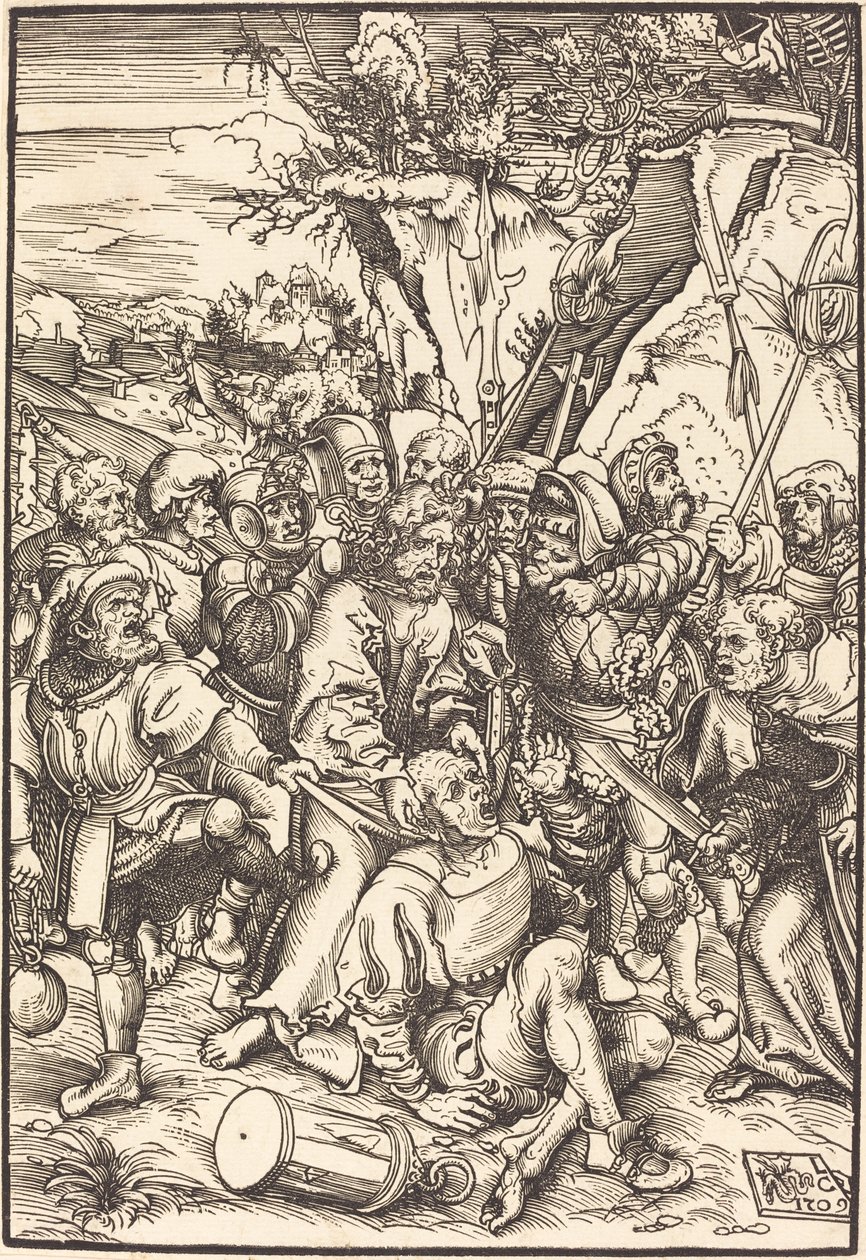 Kristus tatt til fange av Lucas Cranach the Elder