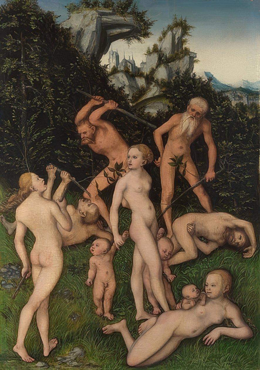 Slutten på sølvalderen (?). Rundt 1530 av Lucas Cranach the Elder