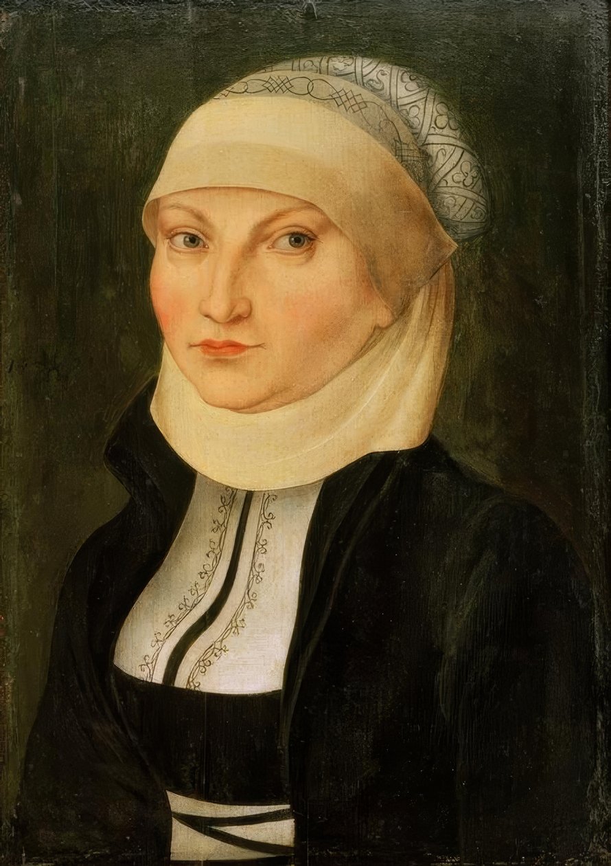 Katharina von Bora, kone til Martin Luther, Lippendorf (Sachsen) av Lucas Cranach the Elder