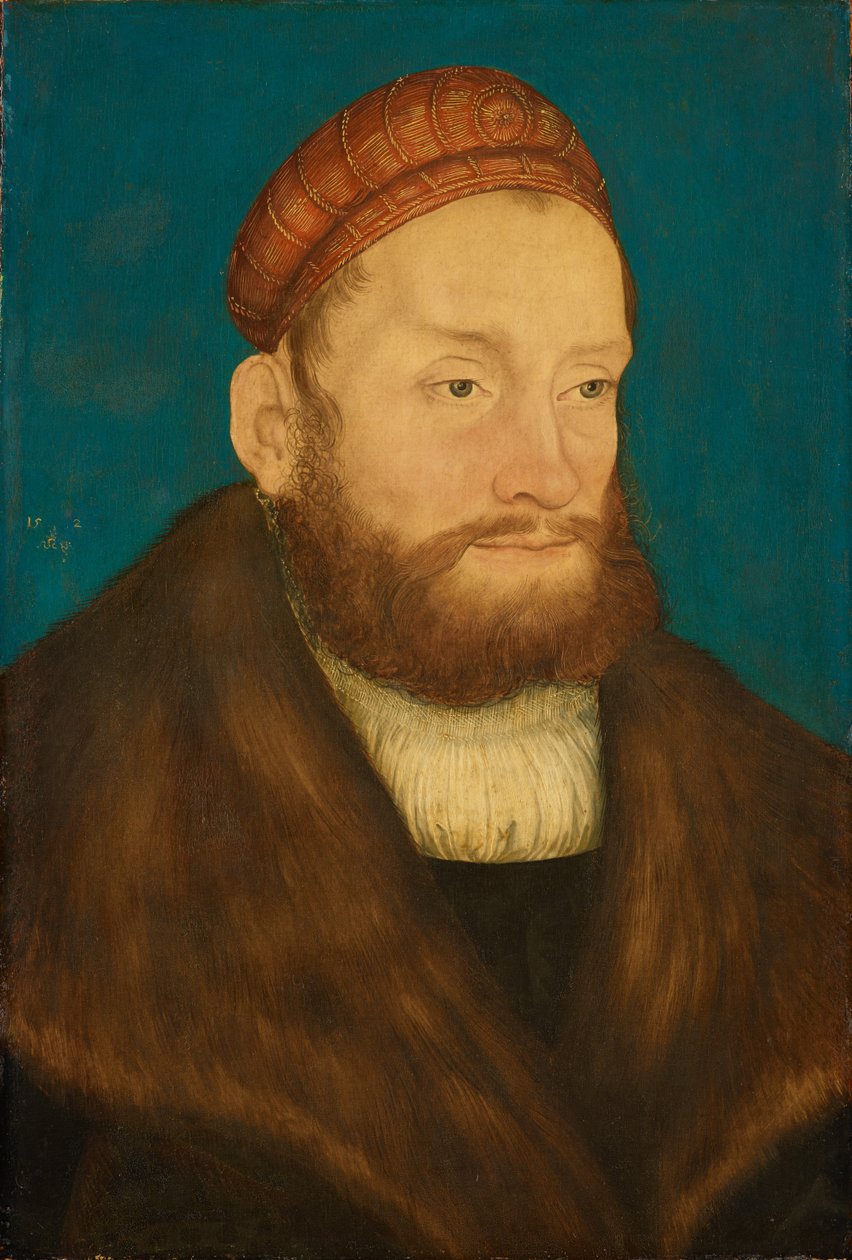 Markgreve Casimir von Brandenburg-Kulmbach av Lucas Cranach the Elder