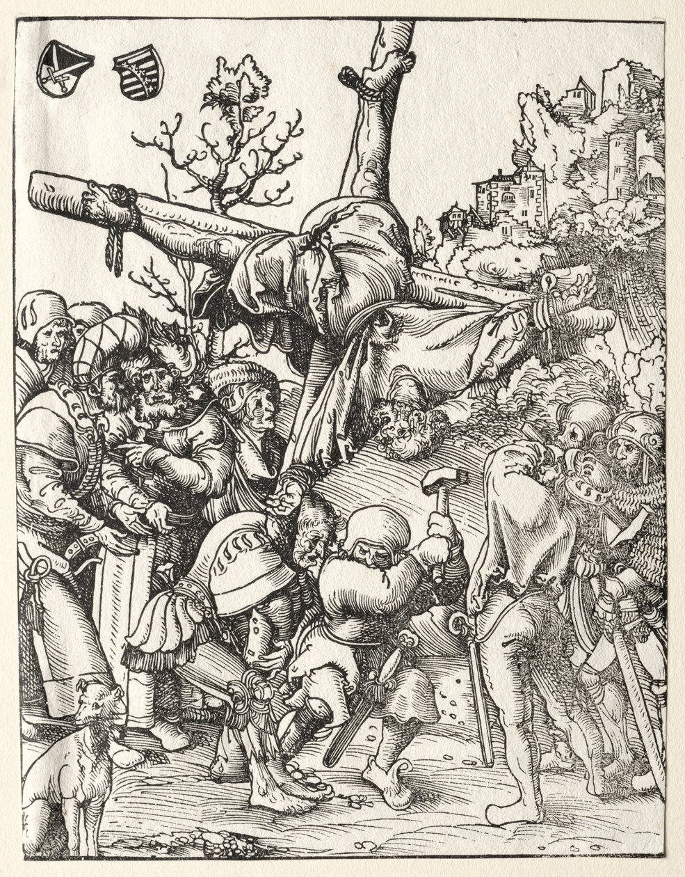 St. Peters martyrium. av Lucas Cranach the Elder