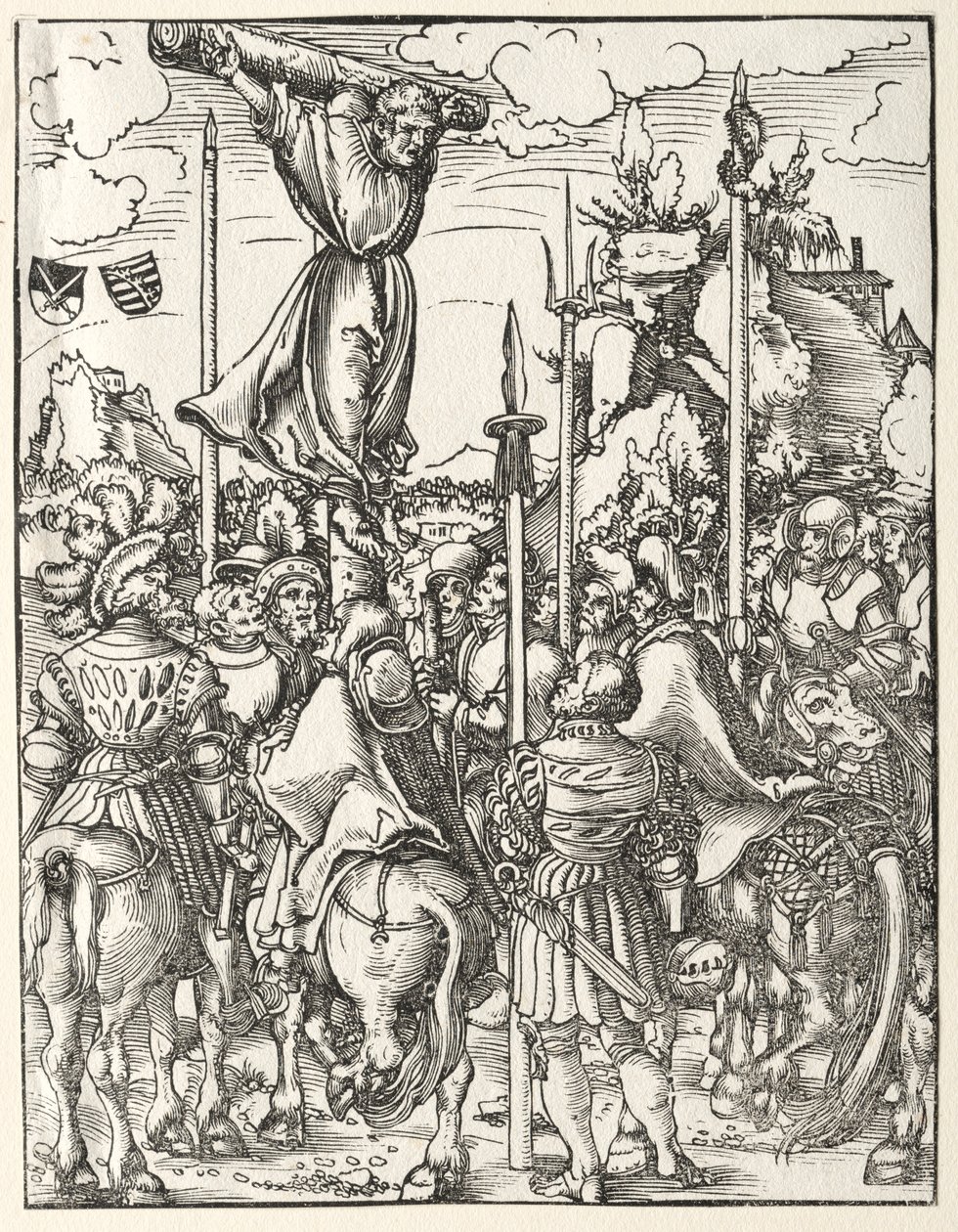 St. Filips martyrium. av Lucas Cranach the Elder