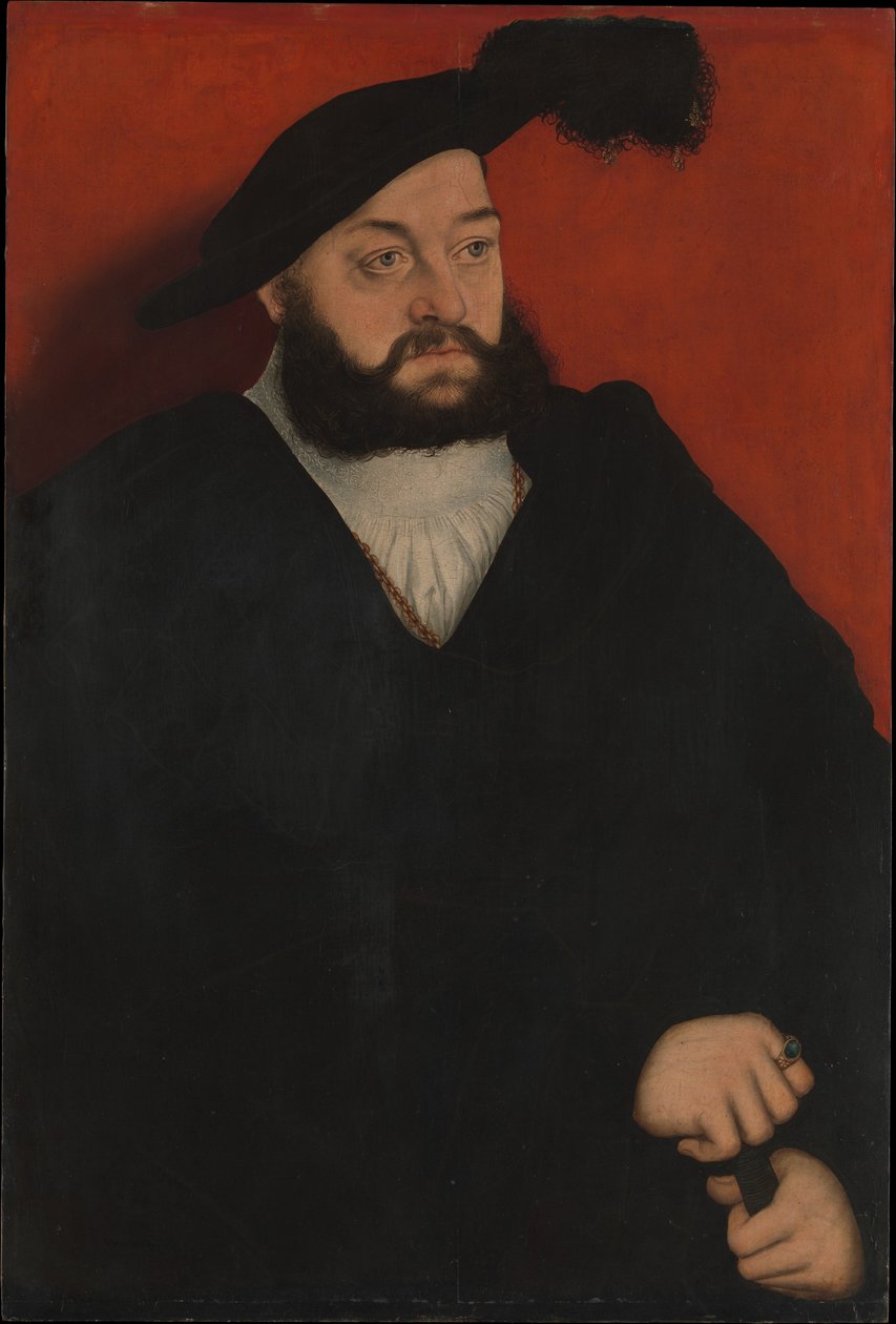 Portrett av John, arvelig prins av Sachsen av Lucas Cranach the Elder