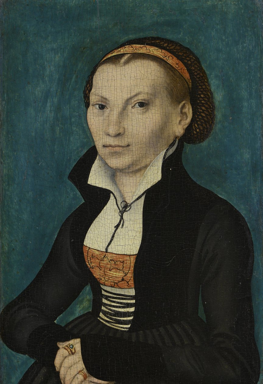 Portretter av Martin Luther og Katharina von Bora av Lucas Cranach the Elder