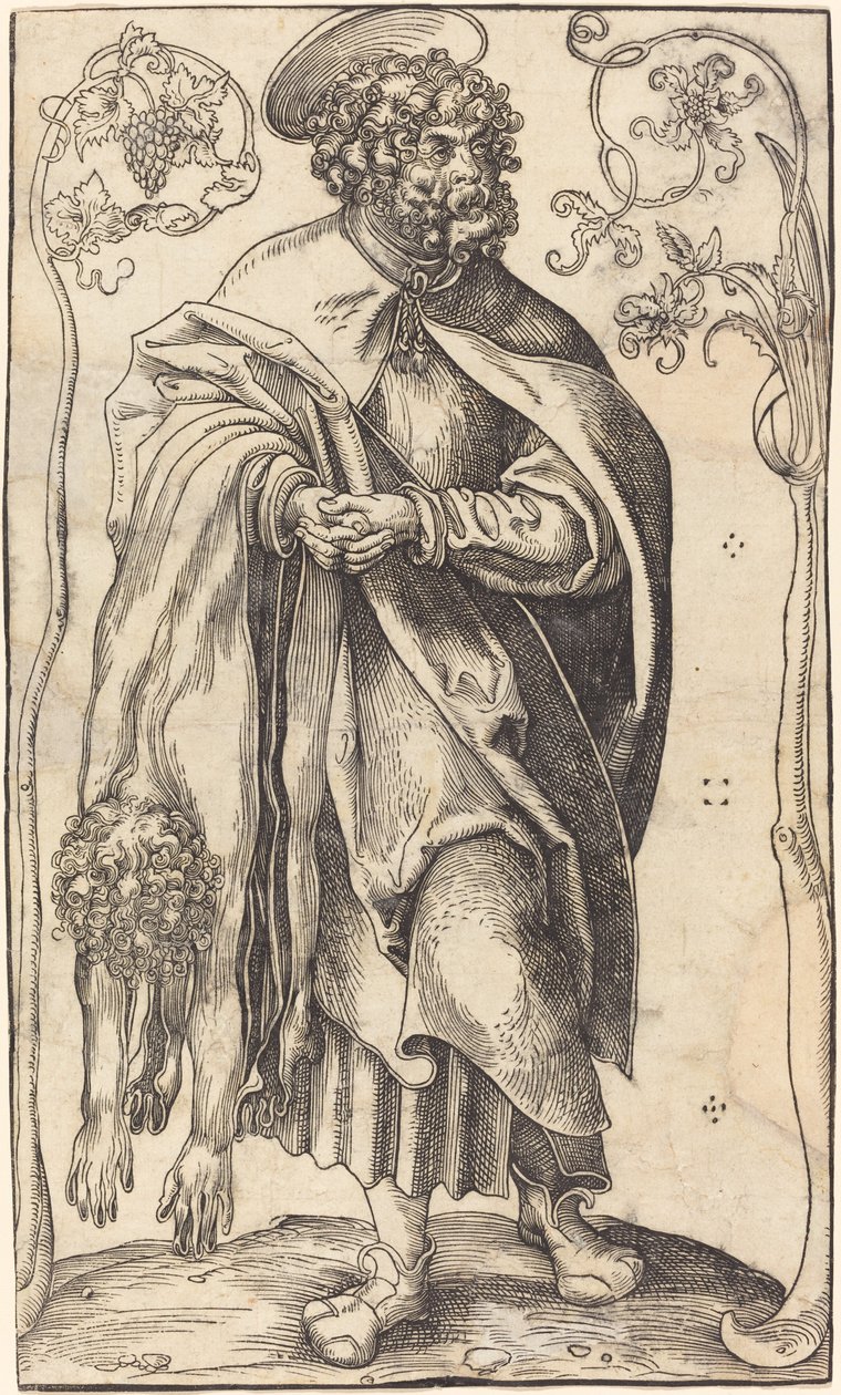 Sankt Bartolomeus av Lucas Cranach the Elder