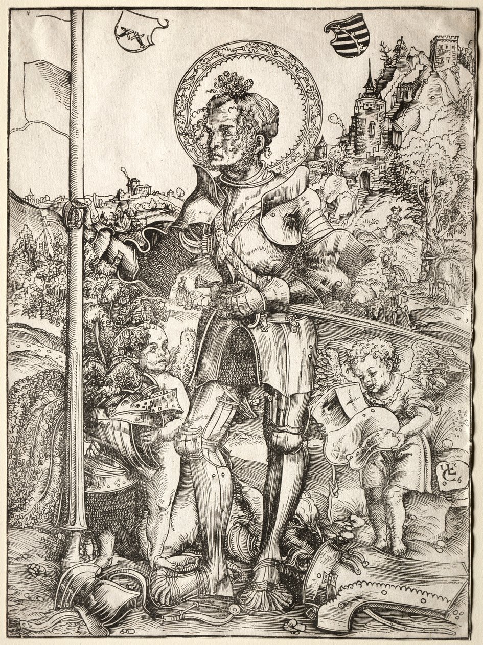 Saint George Standing, 1506. av Lucas Cranach the Elder