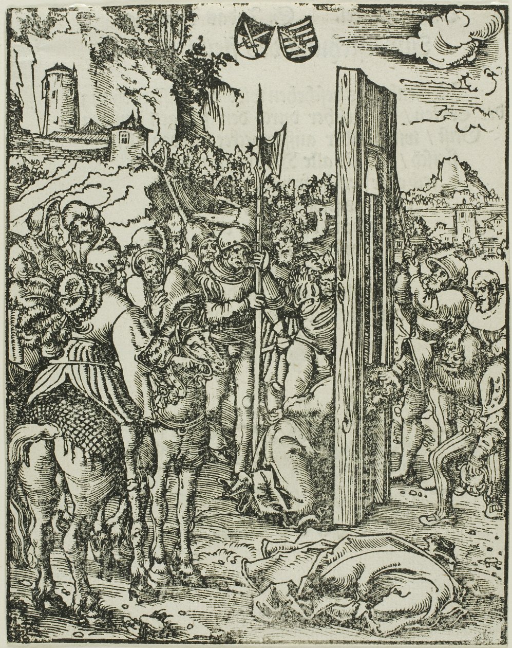 Sankt Matthias, fra Apostlenes martyrium av Lucas Cranach the Elder
