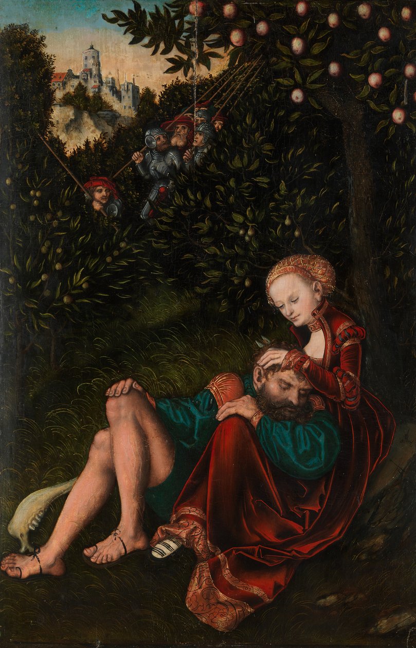 Samson og Delila, ca. 1528-30. av Lucas Cranach the Elder