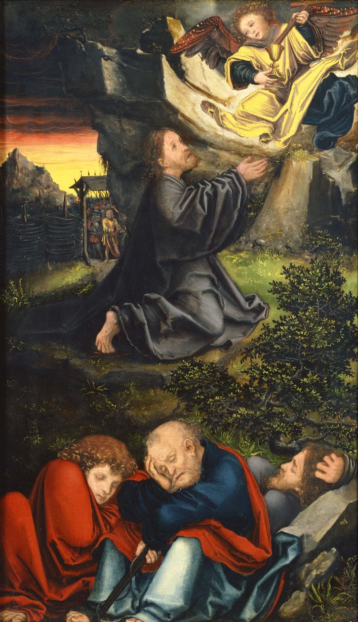 The Agony in the Garden, ca 1518 av Lucas Cranach the Elder