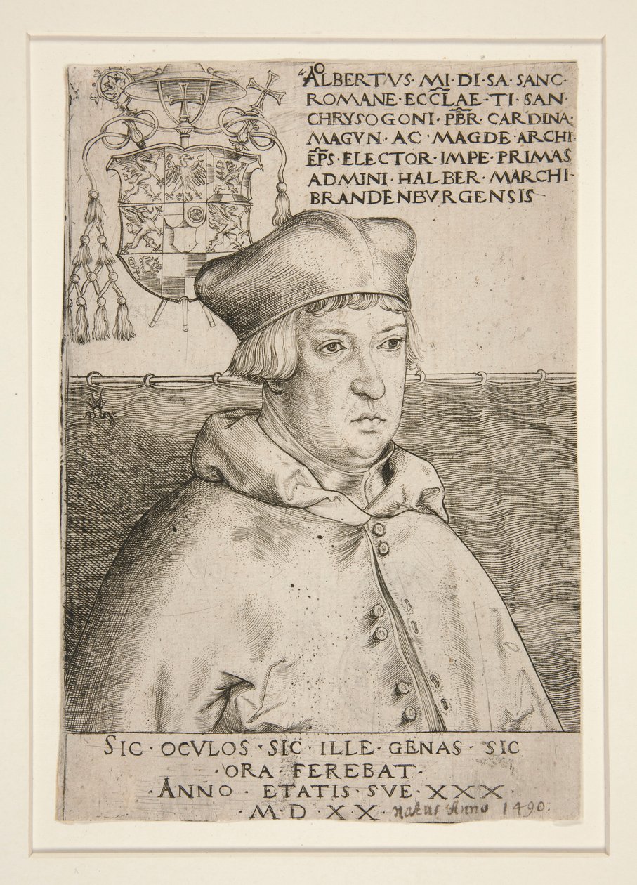 Kardinal Albrecht av Brandenburg av Lucas Cranach the Elder