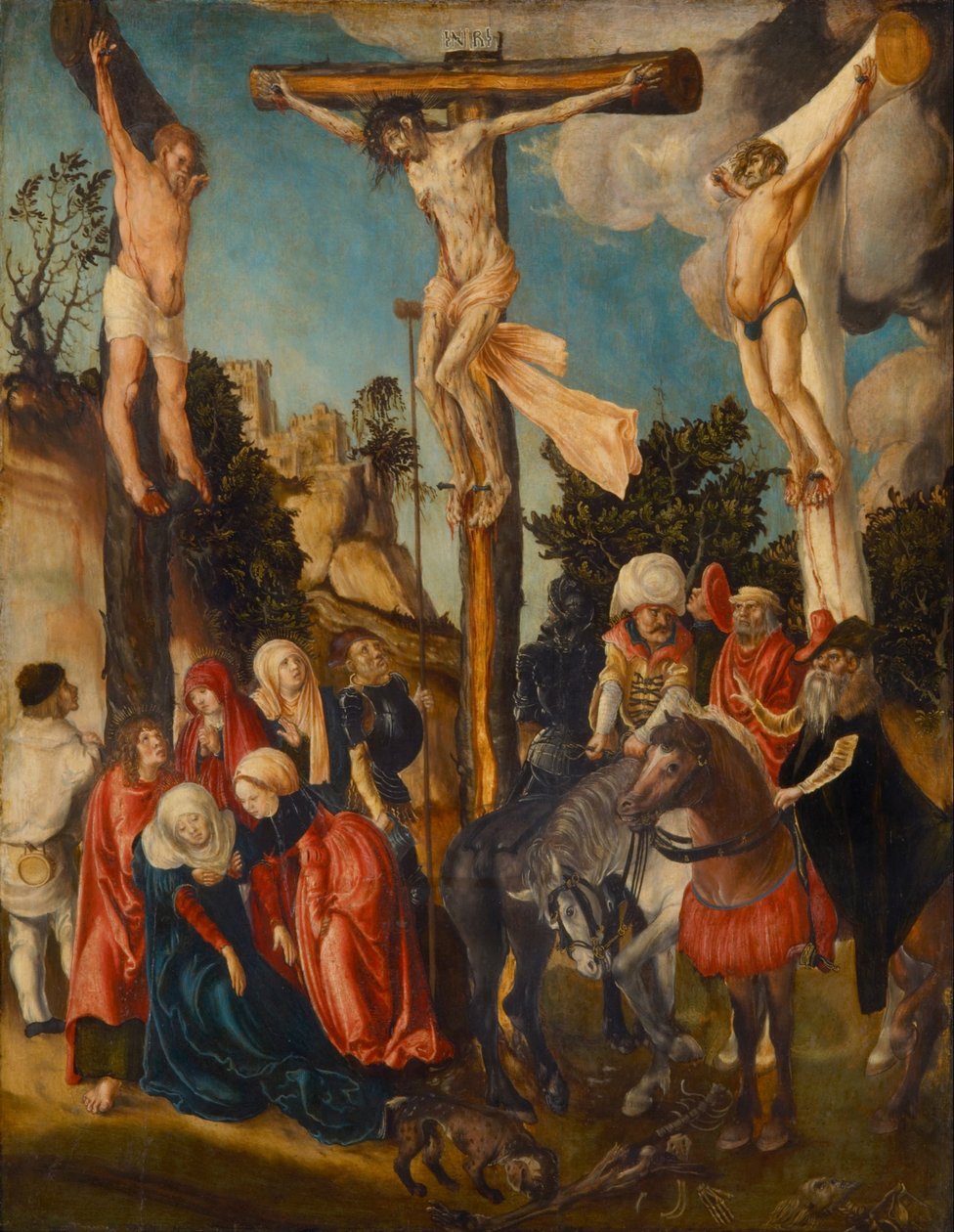 Korsfestelsen, 1501 av Lucas Cranach the Elder