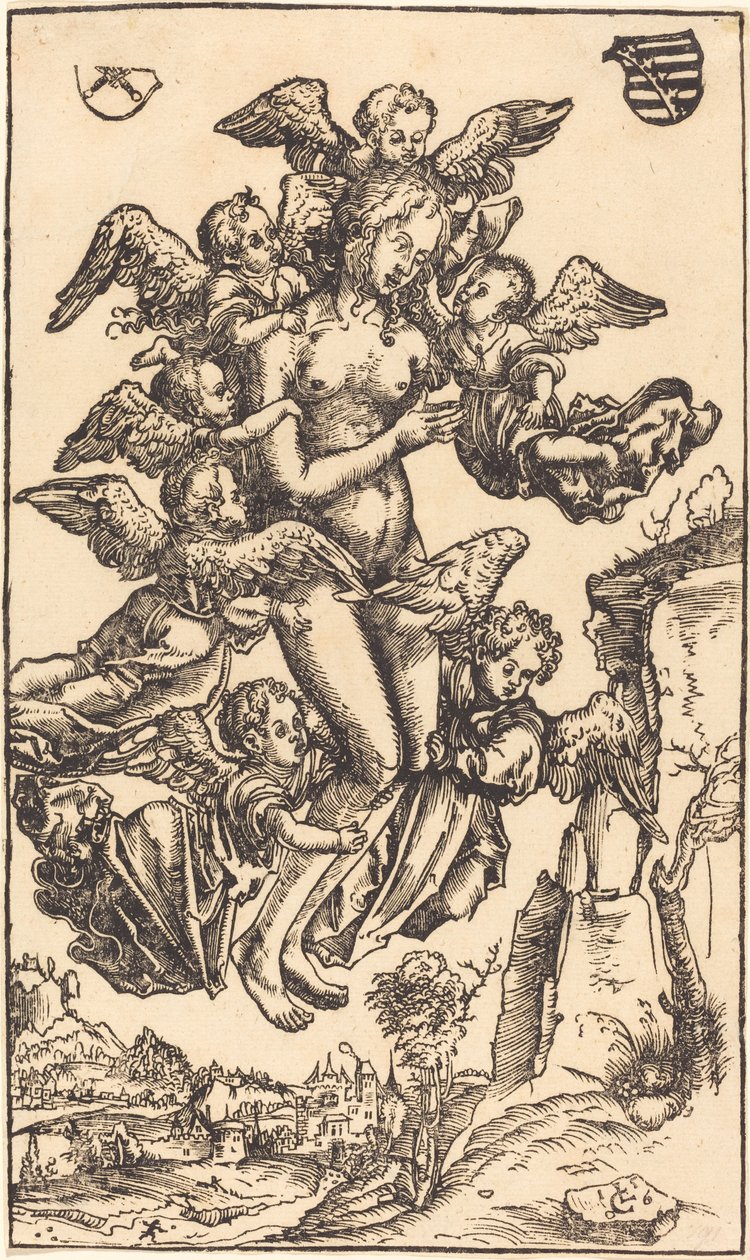 Den hellige Maria Magdalenas ekstase av Lucas Cranach the Elder