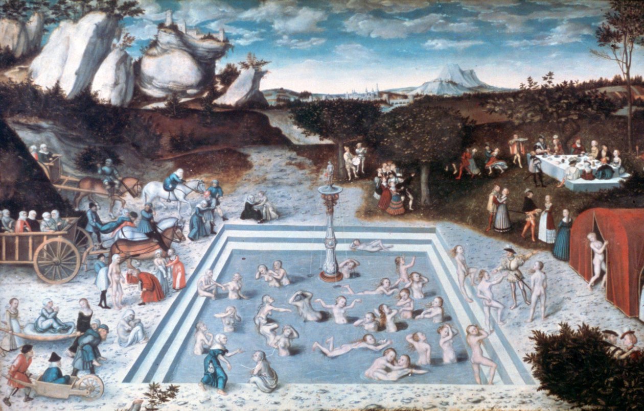 Ungdommens fontene, 1546 av Lucas Cranach the Elder