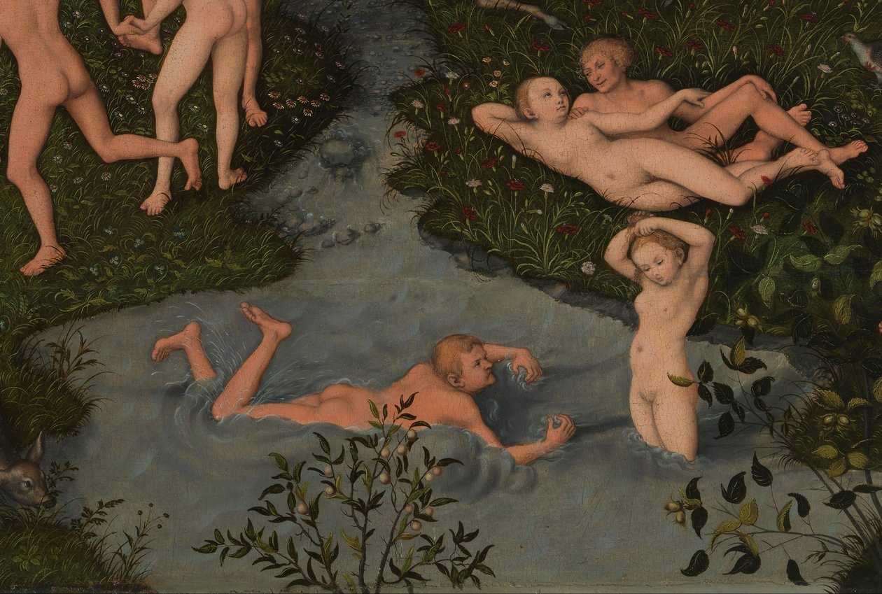 Gullalderens detalj av Lucas Cranach the Elder